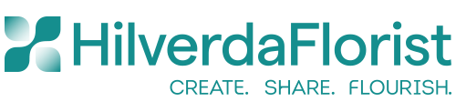 HilverdaFlorist logo and tagline
